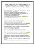 ATI RN COMMUNITY HEALTH PROCTORED TEST BANK BUNDLE ACTUAL EXAM COMPLETE  QUESTIONS AND CORRECT DETAILED ANSWERS (VERIFIED ANSWERS) |ALREADY GRDED A+||BRAND NEW!!