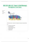 BIO 201 MH_V3 Topic 3 (Cell Biology) Straighter Line Quiz.