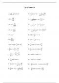 Essential Mathematics Formulas: Vectors, Inverse Trigonometric, and Hyperbolic Functions