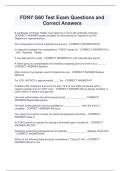 FDNY G60 Test Exam Questions and  Correct Answers 