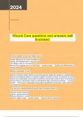  Wound Care questions and answers well illustrated.