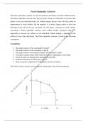 Its a detail decription about pareto optimality criterion