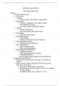 Final Exam Study Guide Medical Surgical Nursing (NURS334)