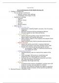 Exam One Study Guide Pediatric Nursing (NURS370)