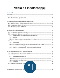 media en maatschappij schijf 3 communicatiemanagement