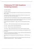 Phlebotomy|183  PCT 2024 Questions Containing Answers| Well Answered