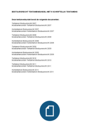 BESTUURSRECHT TENTAMENBUNDEL met 9 schriftelijke tentamens en modelantwoorden