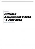 IOP4862 Assignment 2 2024 - 1 July 2024