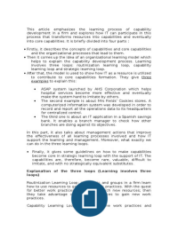 Summary Organisational Changing