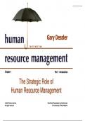 Human Resource Management, 10th Edition by Gary Dessler A+