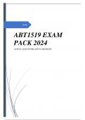 ABT1519 EXAM PACK 2024