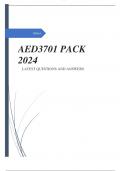 AED3701 EXAM PACK 2024