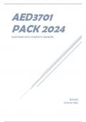 AED3701 EXAM PACK 2024/2025