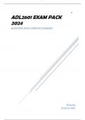 ADL2601 EXAM PACK 2024/2025