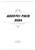 AED3701 EXAM PACK 2024