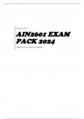 AIN2601 EXAM PACK 2024