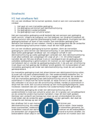 Samenvatting straf(proces)recht