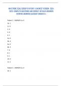 NIH STROKE SCALE GROUP B PATIENT 1-6 NEWEST VERSION  2024-2025  COMPLETE QUESTIONS AND CORRECT DETAILED ANSWERS (VERIFIED ANSWERS) |ALREADY GRADED A+.