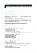 Drexel A&P 103 Final Prep / Ch 23-25 & 28 Questions and Answers