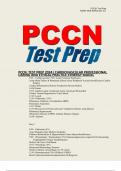 PCCN: TEST PREP 2024| CARDIOVASCULAR PROFESSIONAL CARING AND ETHICAL PRACTICE SYNERGY MODEL