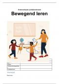 Onderzoeksplan/scriptie bewegend leren, behaald met een 7.6!!