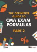 CMA USA P2 FORMULAS