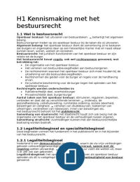 Samenvatting Praktisch Bestuursrecht