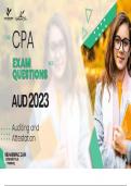 Sample of US CPA Exam Questions AUD 2023