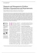 Diagnosis and Management of Sodium Disorders: Hyponatremia and Hypernatremia