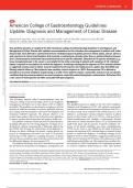 American College of Gastroenterology Guidelines Update: Diagnosis and Management of Celiac Disease Alberto Rubio-Tapia, MD1 , Ivor D. Hill, MD2 , Carol Semrad, MD3 , Ciaran P. Kelly, MD ´ 4 , Katarina B. Greer, MD, MS5 , Berkeley N. Limketkai, MD, PhD, FA