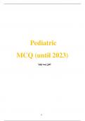 Pediatric MCQS Questions with Explanations of Answers | latest upate 2024