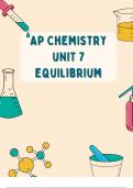 AP Chem Crash Course Unit 7 - Equilibrium