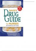 Davis`s Drug Guide For Nurses sixteenth edition. 