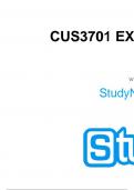 CUS3701 EXAM PACK