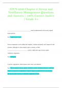 ATCN 2020 Chapter 2 Airway and  Ventilatory Management Questions  and Answers | 100% Correct Answer | Grade A+