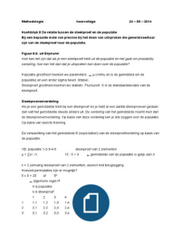 Aantekeningen van de hoorcolleges Methodologie