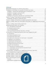 Samenvatting Thema 2 Stress en Veerkracht