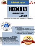 HED4813 Assignment 1 (COMPLETE ANSWERS) 2024 (211784) - DUE 22 June 2024