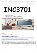 INC3701 ASSIGNMENT 3 2024