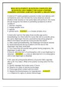 HESI OB MATERNITY QUESTIONS COMPLETE 2024  QUESTIONS AND CORRECT DETAILED ANSWERS  (VERIFIED ANSWERS) ALREADY GRADED A+ BRAND NEW!!