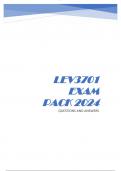 LEV3701 EXAM PACK 2024