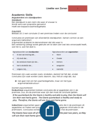 Samenvatting hoorcollege 1 en boek (W2, W7, DY5, DY6)