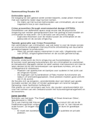 Nederlandse Samenvatting, Design out Crime: Creating Safe and Sustainable Communities. ,Colquhoun, I. (2004)