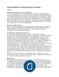 Samenvatting Handboek veilig ontwerp en beheer H3