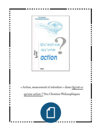 L'action, Chemins philosophiques