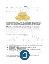 CALO - Theorie bewegingsonderwijs 3LO semester 1