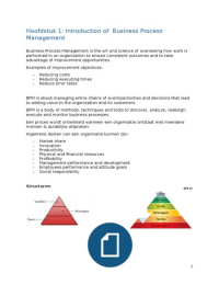 Fundamentals of Business Proces Management