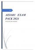 AIS1601 EXAM PACK 2024