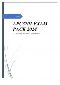 APC3701 EXAM PACK 2024