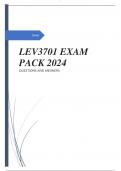 LEV3701 EXAM PACK 2024